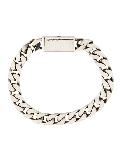 gucci curb chain bracelet